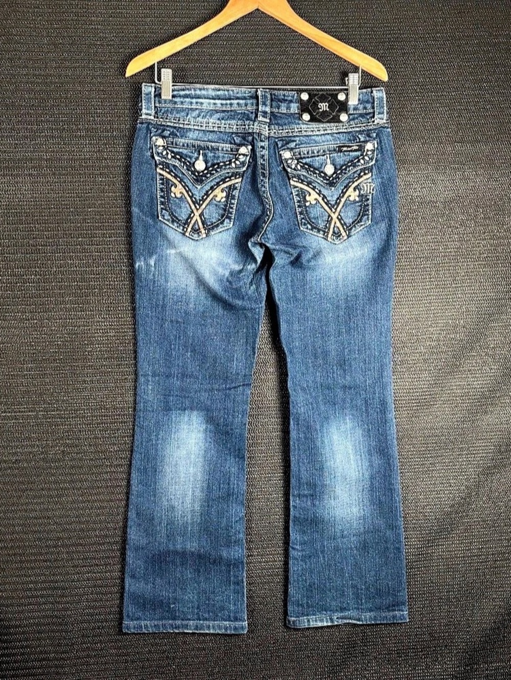 Miss Me Boot Cut Jeans Blue Waist 29